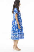Comodoro Blue Button Down Dress