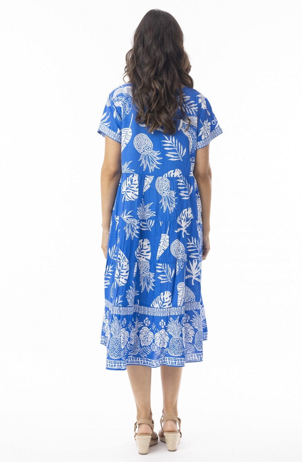 Comodoro Blue Button Down Dress