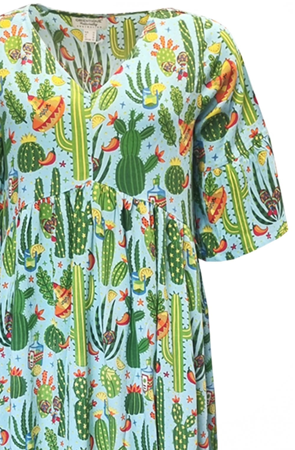 El Paso Cactus Maxi Dress