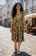 Equador Floral Print Dress