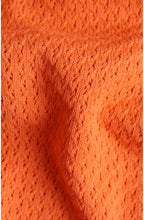 Flame Red Cotton Knit Cardigan