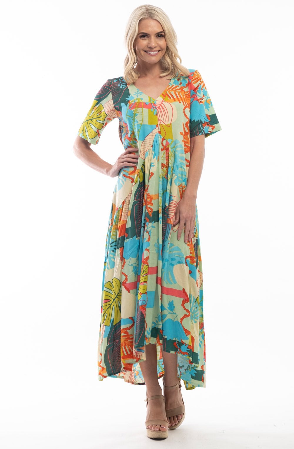 Frigliani Peak Print Dress