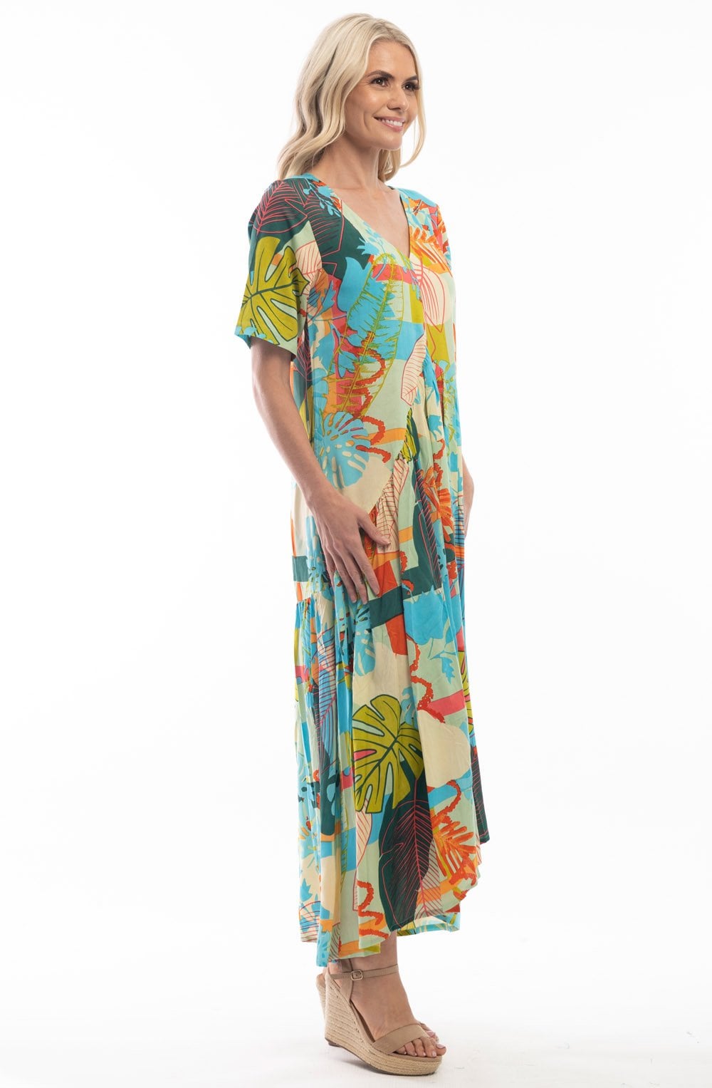 Frigliani Peak Print Dress