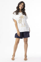 Gold Shimmering Le Soleil Oversized T shirt