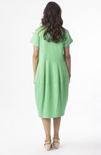 Green Cotton Jersey Bubble Dress