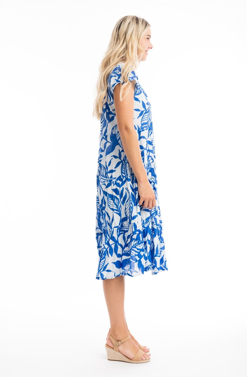 Hayman Blue Bias Cut Dress