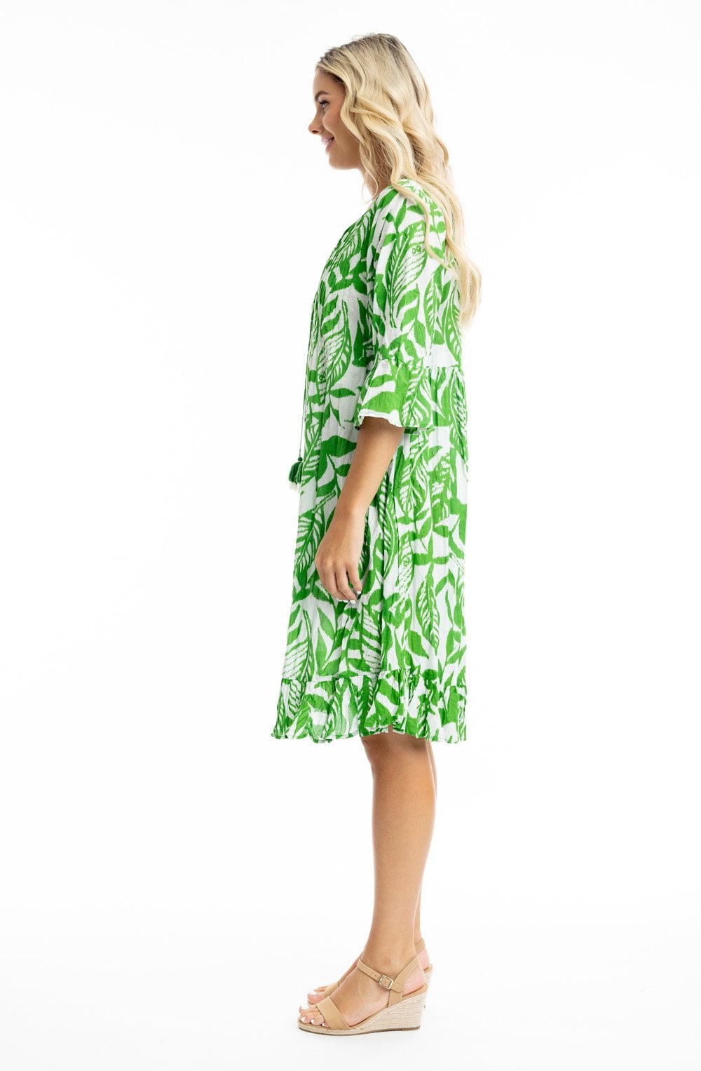 Hayman Green Bias Cut Dress