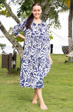 Hayman Navy Collared Midi Dress