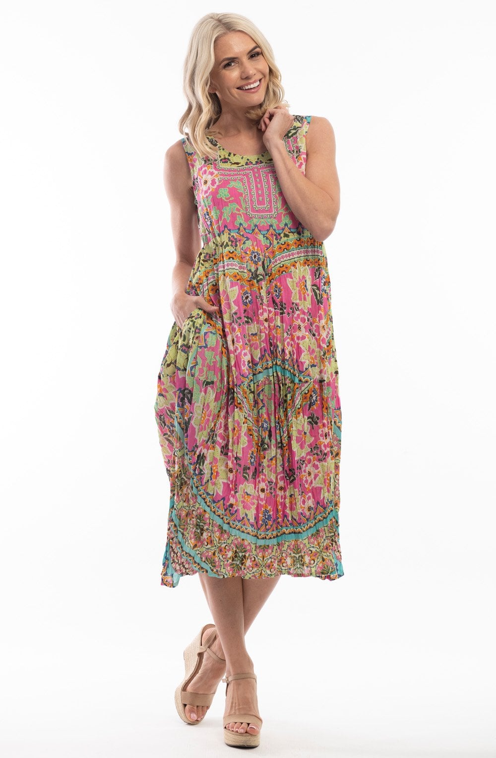 Iruya Pink Bubble Dress