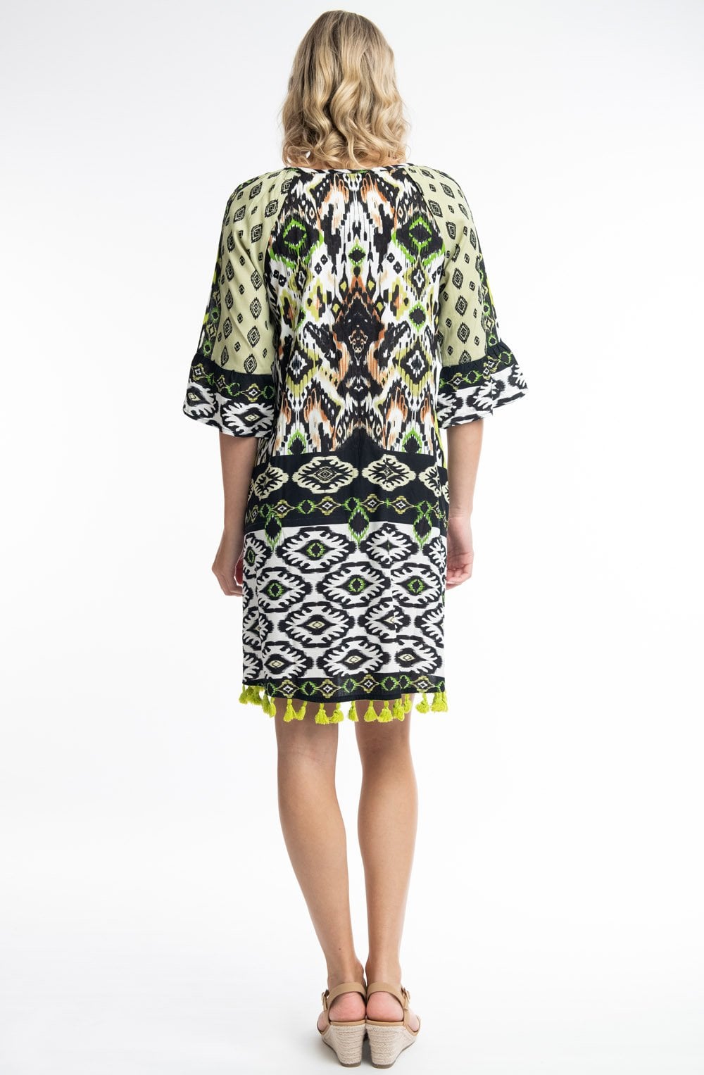 Izmir Green Tasselled Dress