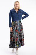 Jailhouse Rock Denim Jacket Effect Dress