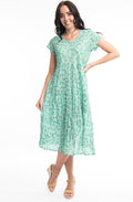 Kaleici Jade Floral Print Dress