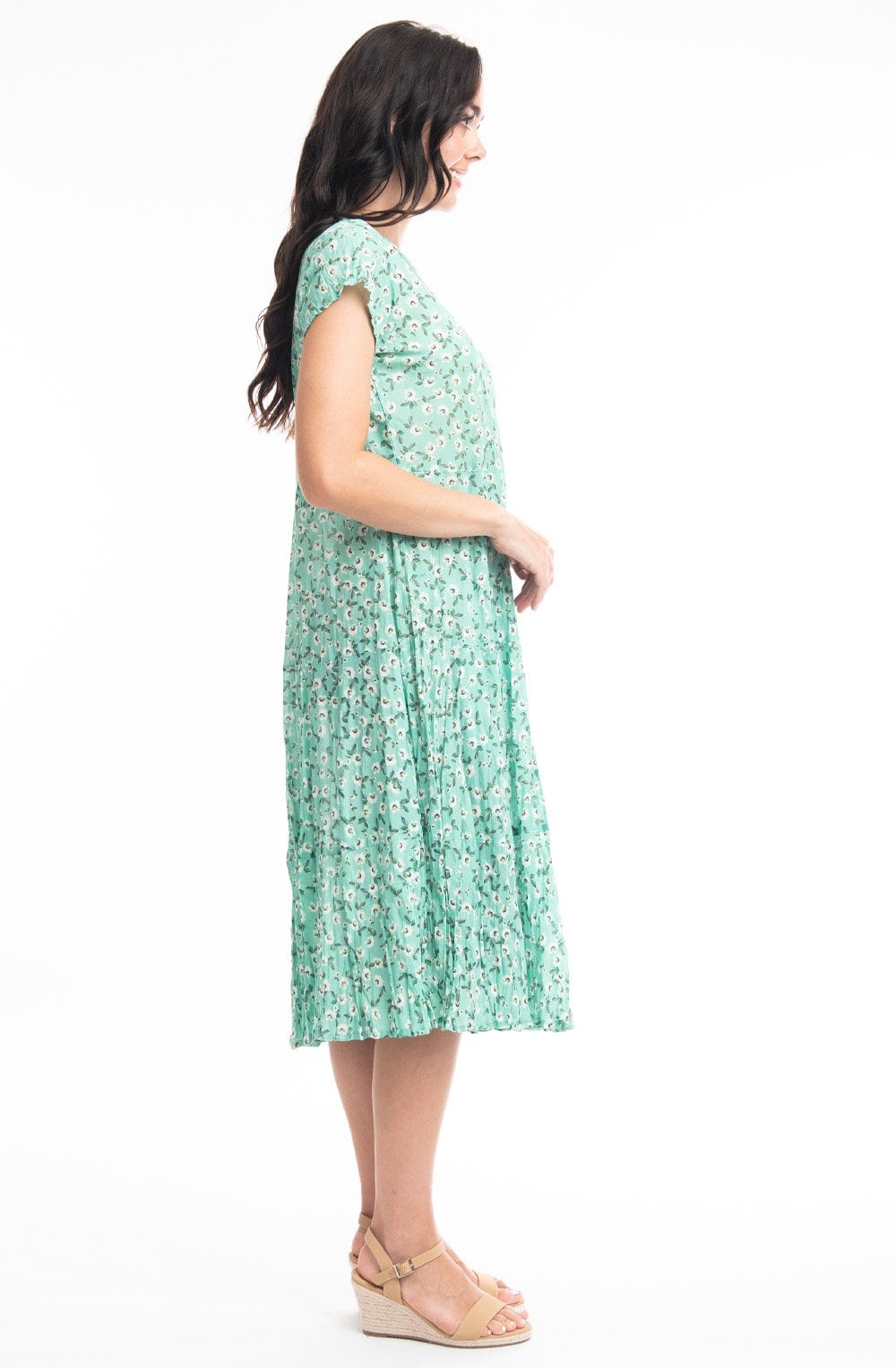 Kaleici Jade Floral Print Dress