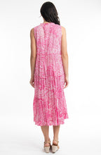 Leros Fuchsia Tiered Maxi Dress