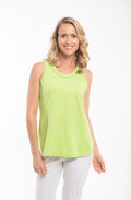 Lime Jersey Vest Top