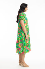 Madurai Green Collared Midi Dress