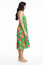 Madurai Green Strappy Midi Dress
