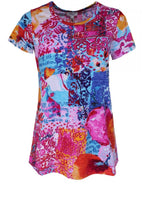 Montage Cotton Patterned T Shirt