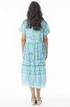 Montevideo Aqua Collared Dress