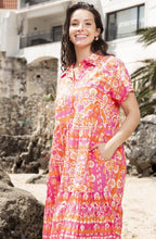 Montevidio Pink Collared Dress
