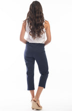 Navy Bangalene Capri Trousers