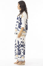 Nazca Navy Print Wide Leg Culottes