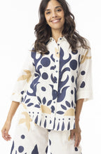 Nazcar Navy Print Shirt