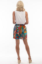 Oia Abstract Print Cotton Shorts
