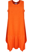 Orange Jersey Dress