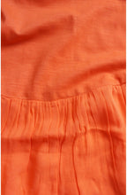 Orange Jersey Dress