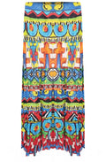 Plage Tahiti Rustic Pattern Skirt
