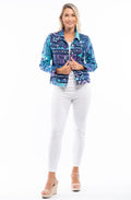 Ponte Persia Blue Box Jacket