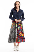 Runaway Train Denim Jacket Effect Dress