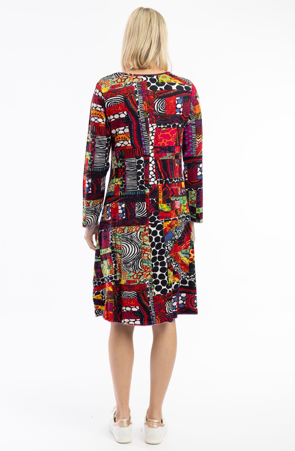 Runaway Train Panelled Jersey Dress