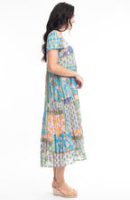 Syros Square Neck Crinkled Cotton dress