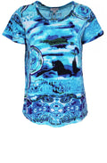 Tie Dye Cotton T Shirt