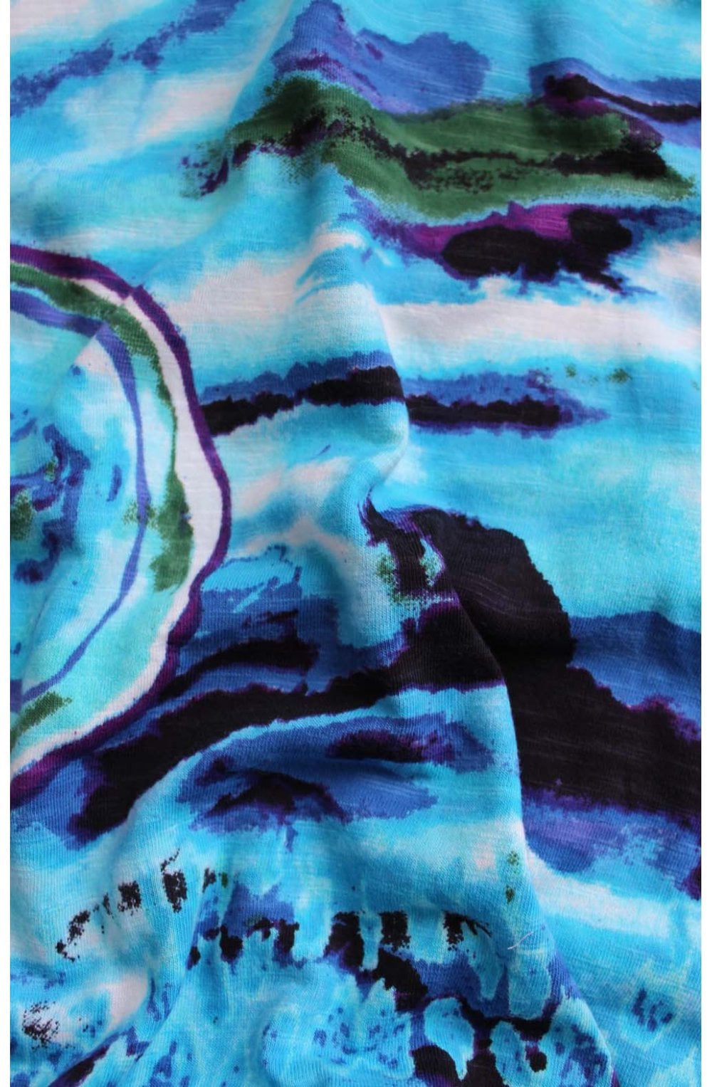 Tie Dye Cotton T Shirt