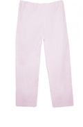 White Cotton Capri Crop Pants