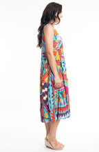 Zio Red Aztec Sleeveless Bubble Dress