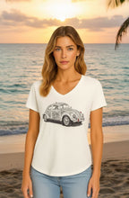 Diamanté Encrusted Beetle Car T Shirt