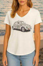 Diamanté Encrusted Beetle Car T Shirt