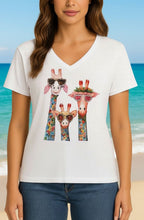 Diamanté Encrusted Giraffe T Shirt