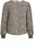 Abstract Floral Blouse