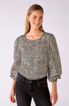 Abstract Floral Blouse