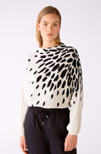 Abstract Floral Jumper with Diamante Detail