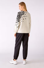Abstract Floral Jumper with Diamante Detail