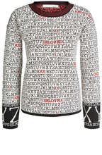 Alphabet Design Sweater