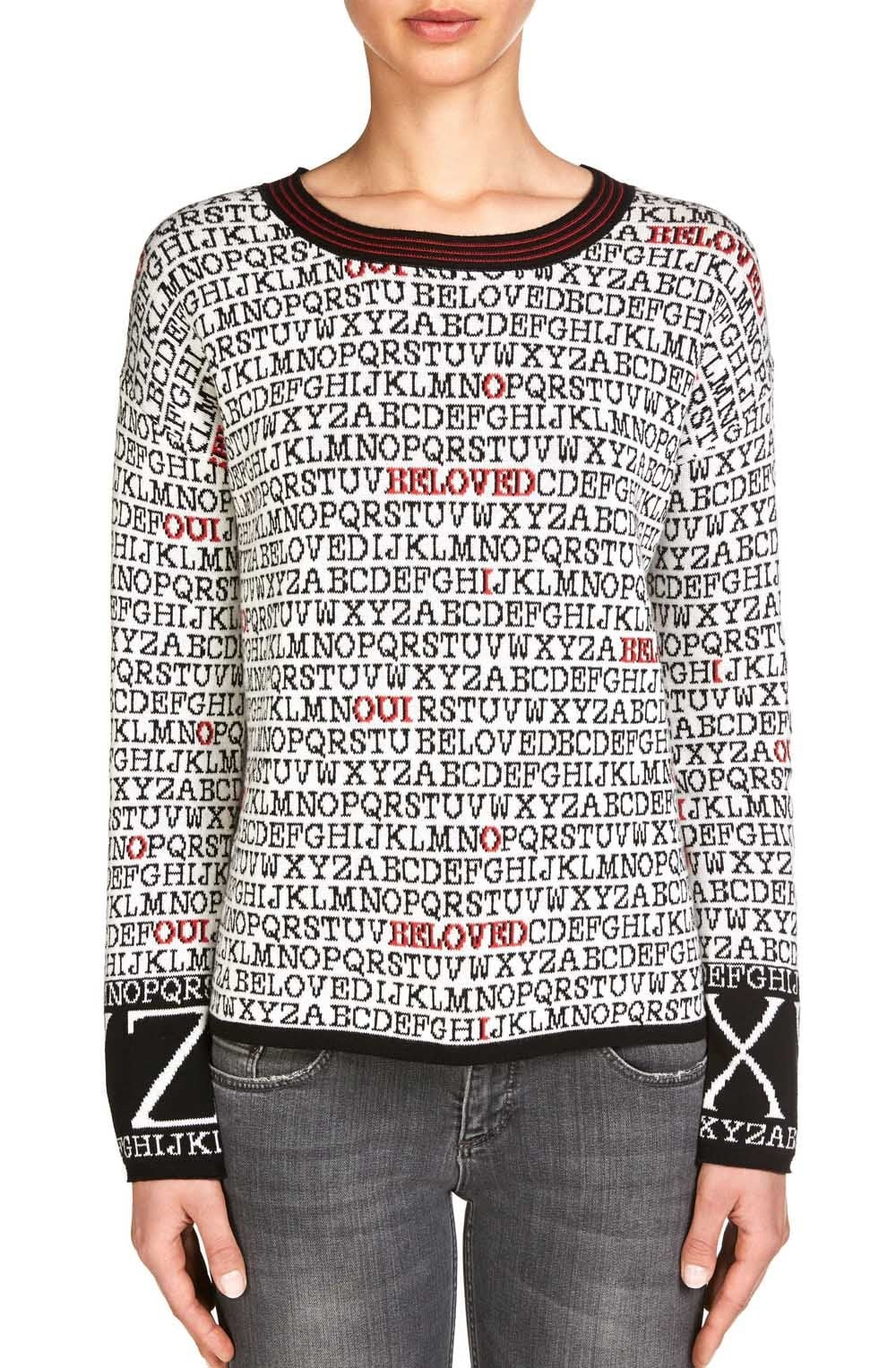 Alphabet Design Sweater