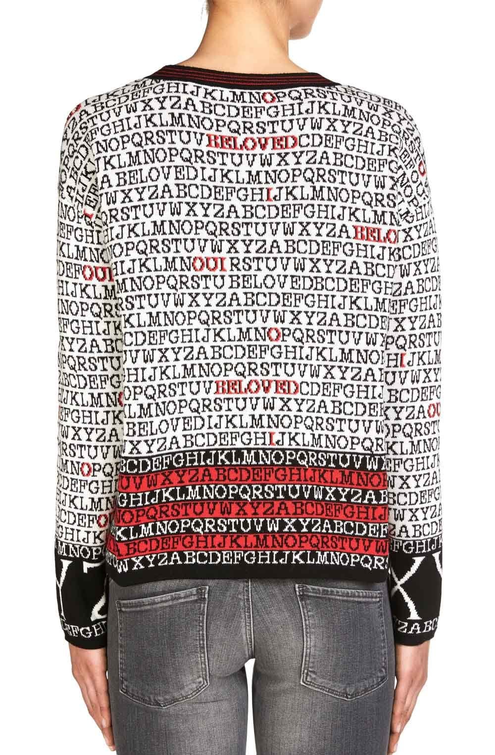 Alphabet Design Sweater