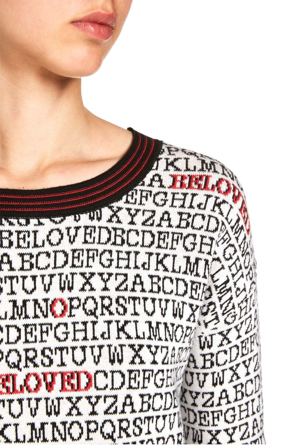Alphabet Design Sweater